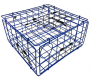FOLDING CRAB TRAP W/TOP DOOR