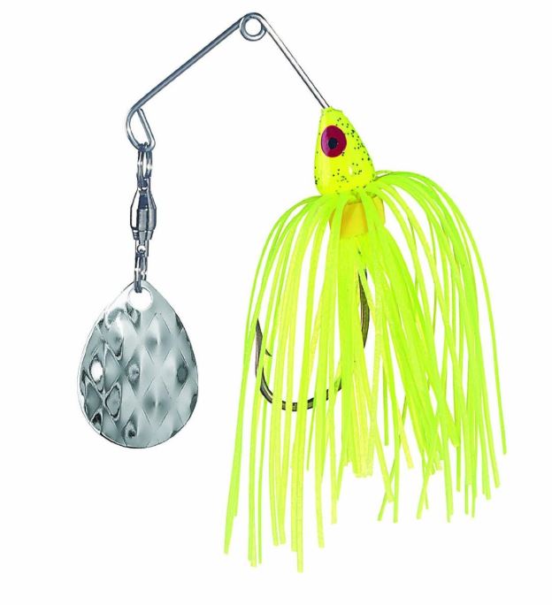 CHARTREUSE/SILVER MINI-KING SPINNERBAIT