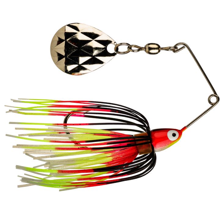 CHARTREUSE/WHITE/RED/BLACK MINI SPINNERBAIT 1PK