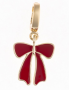 SOPHIE LUXE RED BLACK BOW CHARM