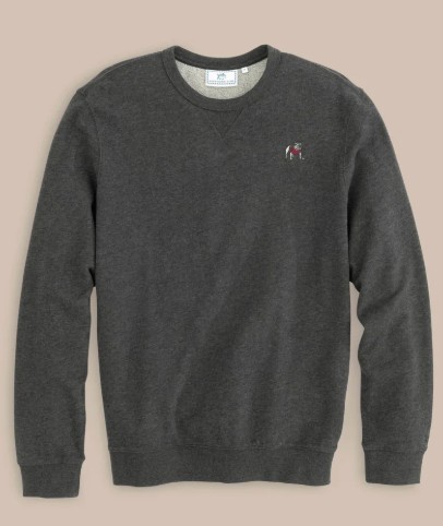 GA HEATHER BLACK PULLOVER