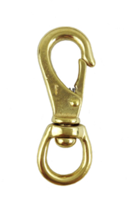 SOLID BRASS SNAP 3-1/4X5/8" #6