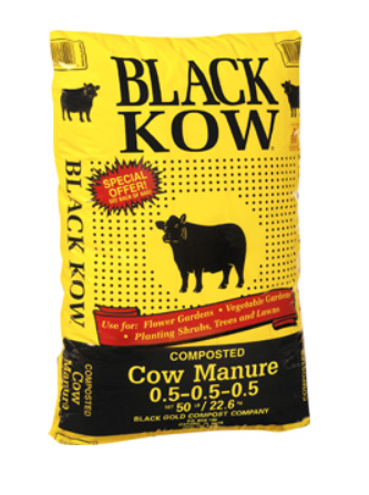 BLACK KOW COW MANURE 40LB - 1CF