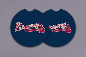 BRAVES CAR COASTERS