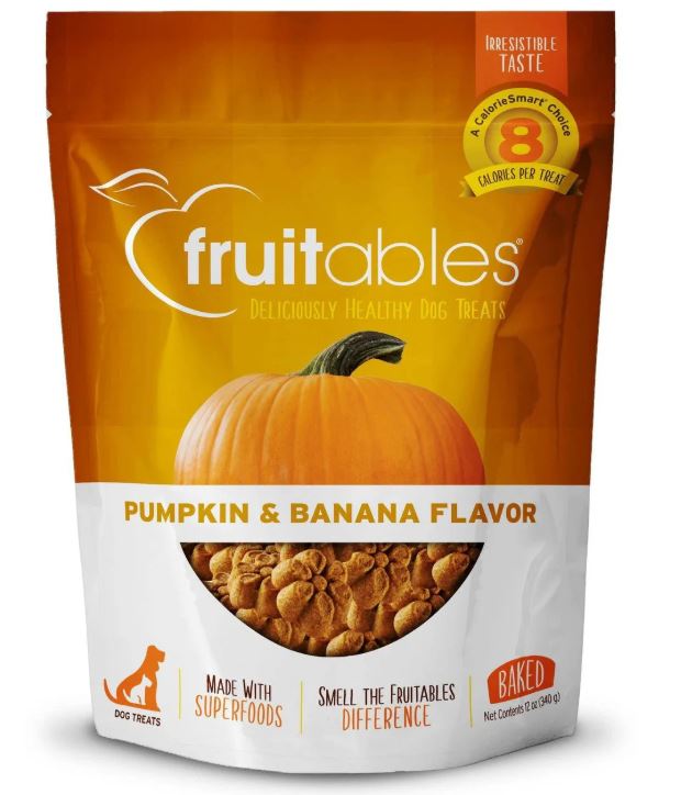 PUMPKIN BANANA DOG TREATS 12OZ