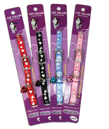 HEARTS CAT COLLAR 12"