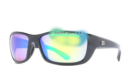 BOCA BLACK/GREEN SUNGLASSES