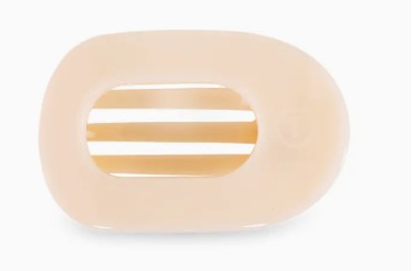 ALMOND BEIGE LRG FLAT CLIP