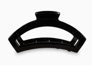 JET BLACK SML OPEN HAIR CLIP