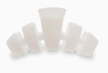 COCONUT WHITE MED HAIR CLIP