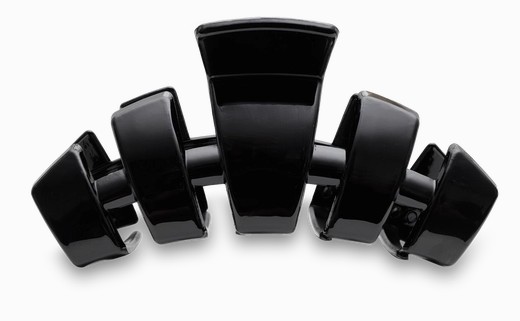 JET BLACK LARGE HAIR CLIP