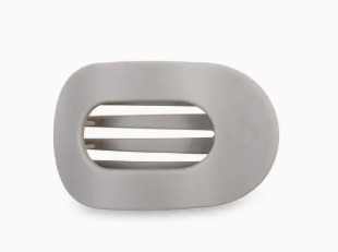 SILVER FLAMES SML FLAT RND CLIP