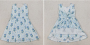 BLUE FLOWERS & BOWS DRESS