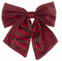 RED AND BLACK CARLY HAIR BOW
