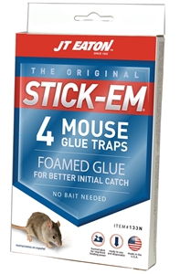 STICK-EM GLUE MOUSE TRAP 4PACK