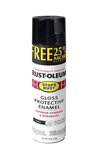 GLOSS BLACK PRO SPRAY PAINT 15OZ