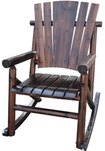 SINGLE CHAR-LOG ROCKING CHAIR