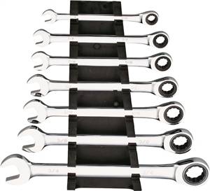 STEEL SAE 7-PIECE WRENCH SET