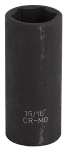 BLACK IMPACT SOCKET 15/16IN