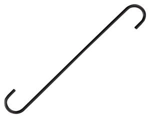 STEEL BLACK S-HOOK EXTENDER 12IN