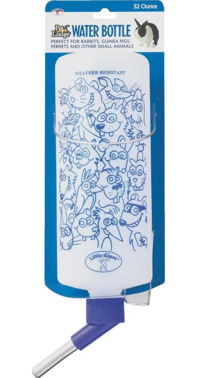 PLASTIC WATER BOTTLE 32OZ