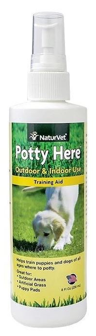 NATURVET POTTY HERE SPRAY 8OZ