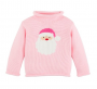 PINK SANTA ROLLNECK SWEATER