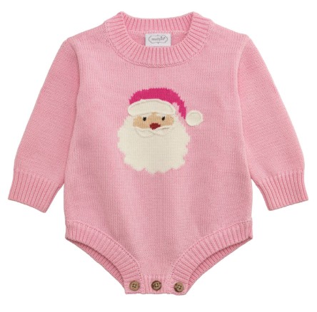 PINK SANTA SWEATER BUBBLE