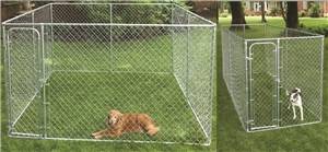 BOXED DOG KENNEL 6X10X15FT
