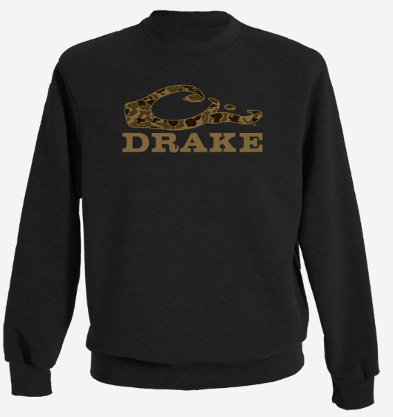 BLACK OS LOGO SWEATSHIRT