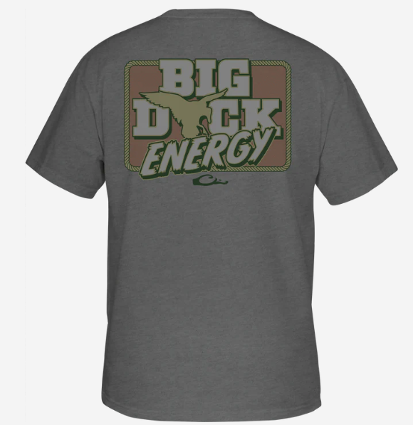 GREY BIG DUCK ENERGY TEE