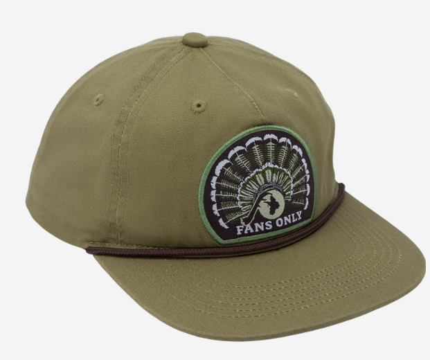 OLIVE FANS ONLY ROPE CAP