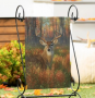 GAZING BUCK GARDEN FLAG