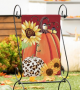 ANIMAL PRINT PUMPKIN GRDN FLAG