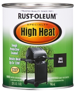 BLACK HIGH HEAT PAINT 1QT