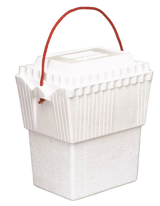 STYROFOAM ICE CHEST 12QT