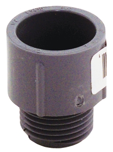 PVC TERMINAL ADAPTER 1/2IN