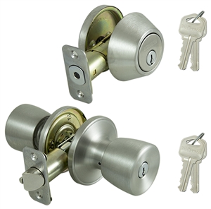 DEADBOLT & ENTRY LOCKSET 3GR