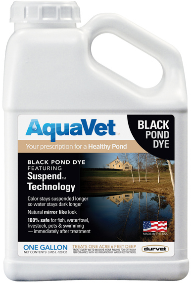 AQUAVET BLACK POND DYE 1 GAL