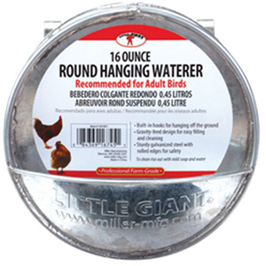 GALVANIZED ROUND HANGING WATERER