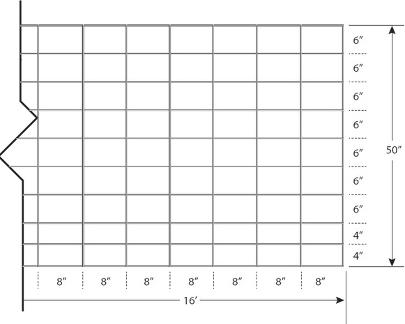 SP6 - 6GA CATTLE PANEL 16'