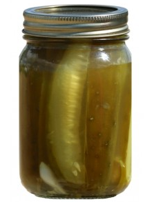 GARLIC & SEA SALT PICKLES 16OZ