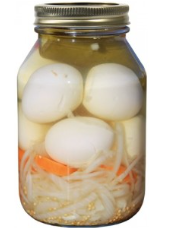 MILD PICKLED EGGS 32 OZ.