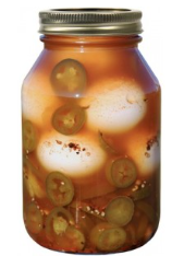 SPICY PICKLED EGGS 1 QUART