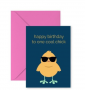 COOL CHICK BDAY GREETING CARD