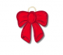RED BOW LARGE DOOR HANGER