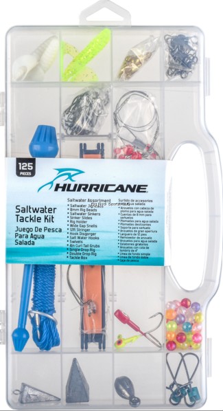 SALTWATER TACKLE ASST 125PC