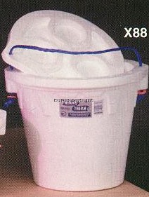 MINNOW BUCKET 5QT FOAM W/ROPE