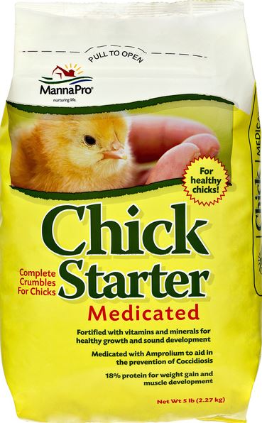 MEDICATED CHICK STARTER 5LB