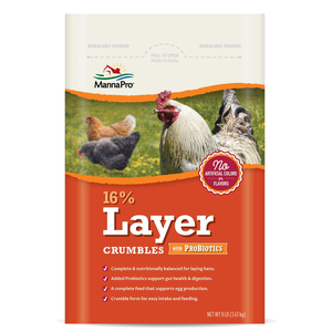 16% LAYER CRUMBLES 8LB BAG
